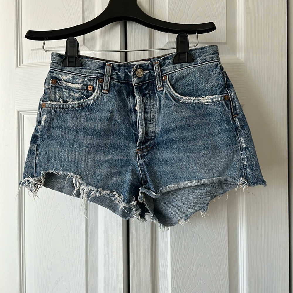 Agolde denim shorts